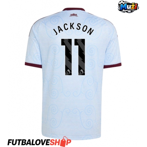 Dres Aston Villa Nicolas Jackson #11 Tretina 2026-27 Krátky Rukáv